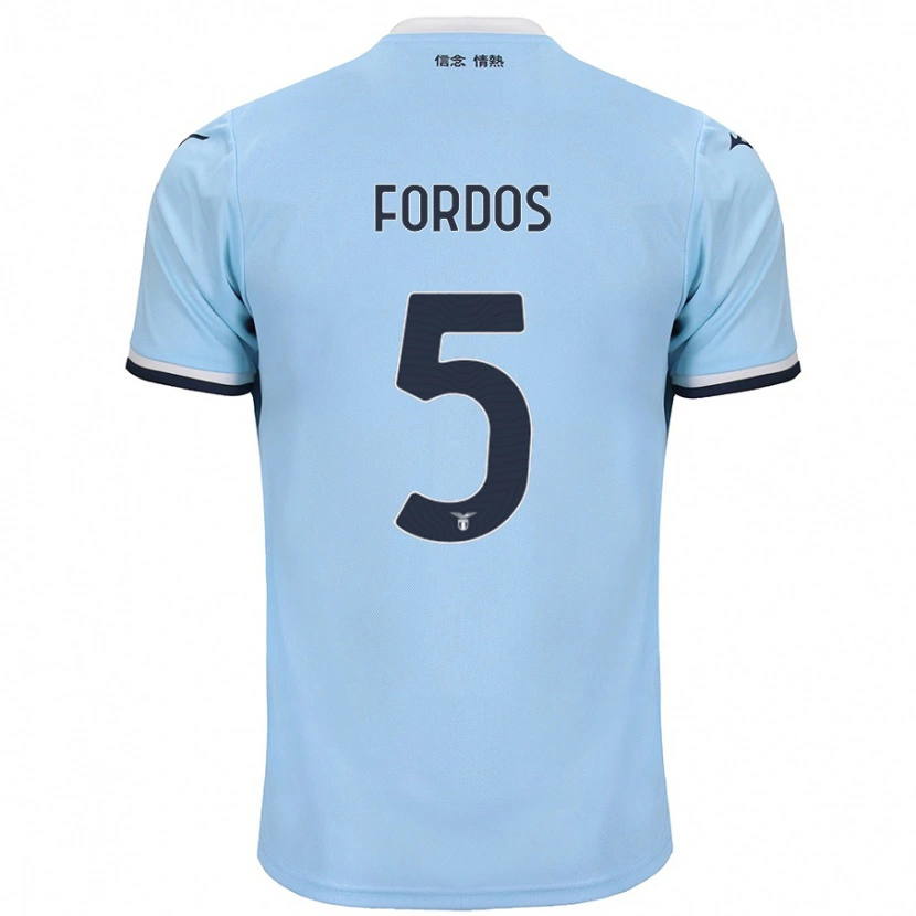 DanxenキッズBeatrix Fordos#5青ホームシャツ2024/25ジャージーユニフォーム