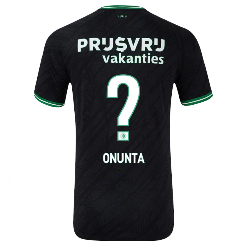 DanxenキッズIzu Onunta#0黒緑アウェイシャツ2024/25ジャージーユニフォーム