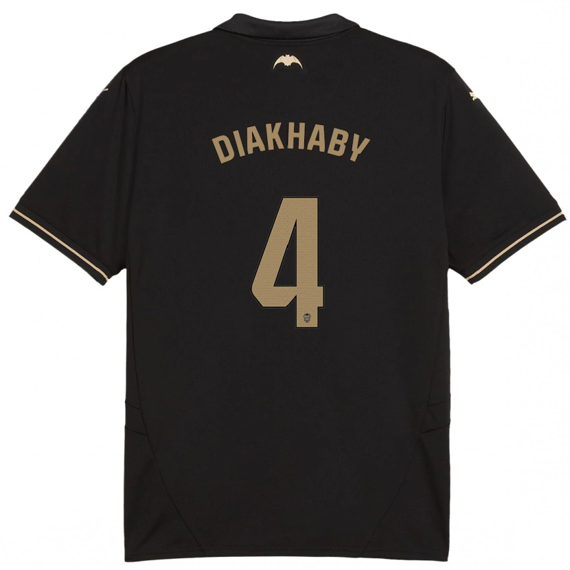 Danxenキッズムクタル・ディアカビ#4黒アウェイシャツ2024/25ジャージーユニフォーム