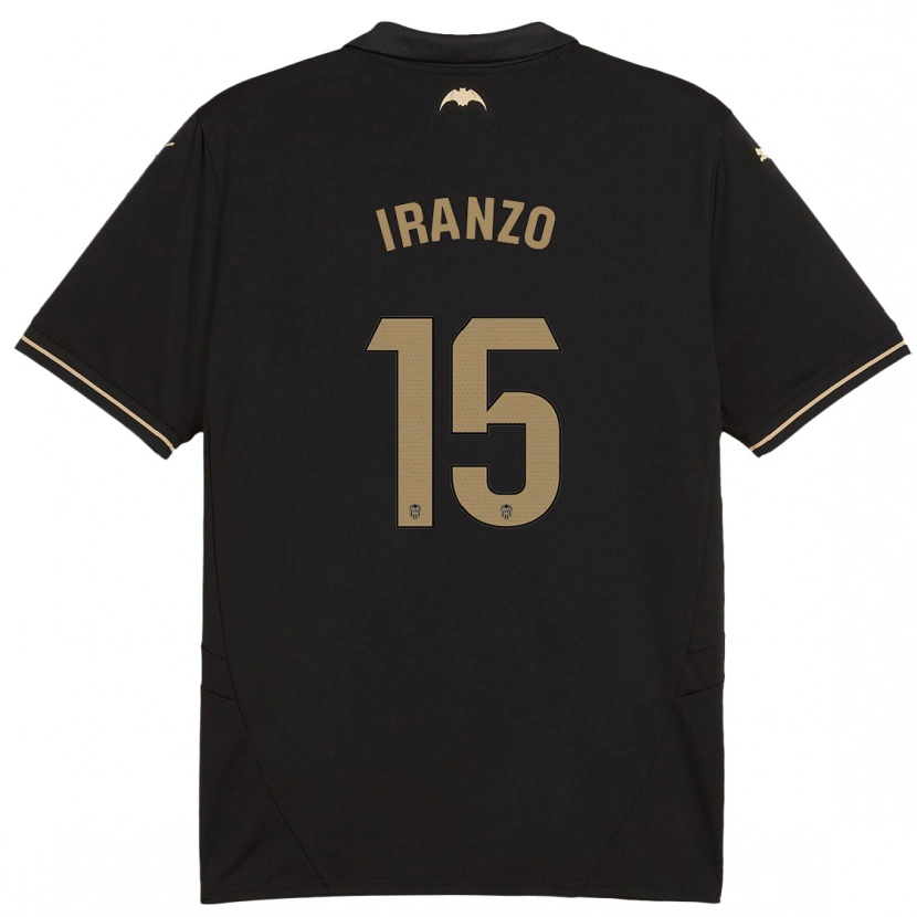 Danxenキッズルベン・イランソ#15黒アウェイシャツ2024/25ジャージーユニフォーム