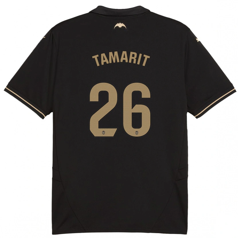 DanxenキッズSara Tamarit#26黒アウェイシャツ2024/25ジャージーユニフォーム
