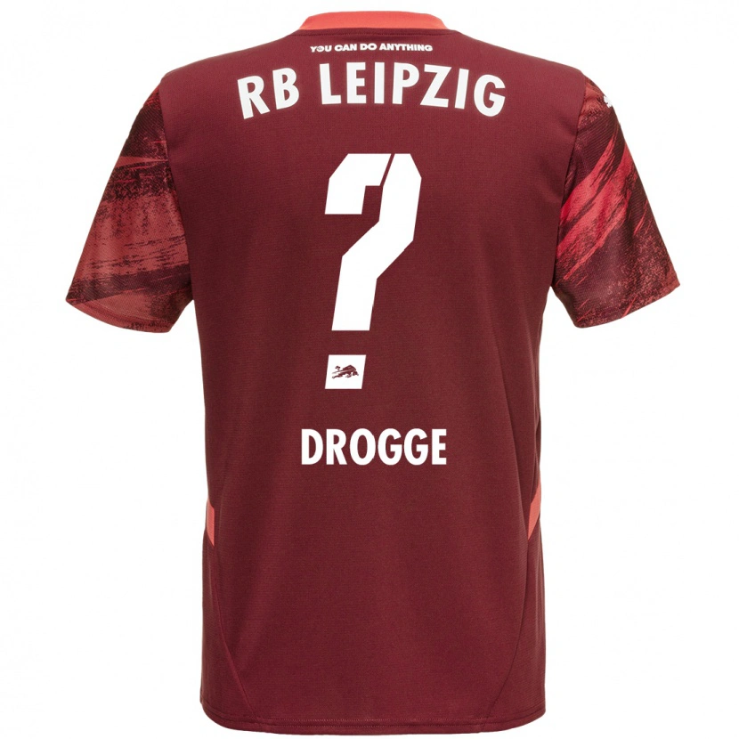 DanxenキッズLennert Drogge#0ブルゴーニュアウェイシャツ2024/25ジャージーユニフォーム