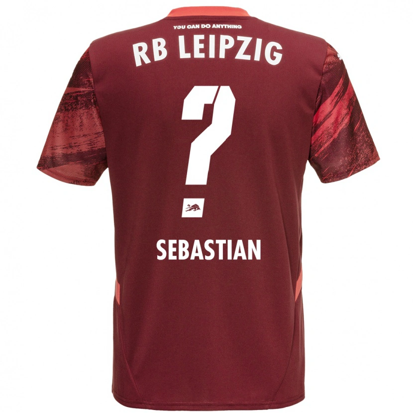 DanxenキッズJordy Sebastian#0ブルゴーニュアウェイシャツ2024/25ジャージーユニフォーム