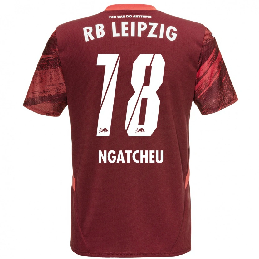 DanxenキッズYohan Ngatcheu#18ブルゴーニュアウェイシャツ2024/25ジャージーユニフォーム