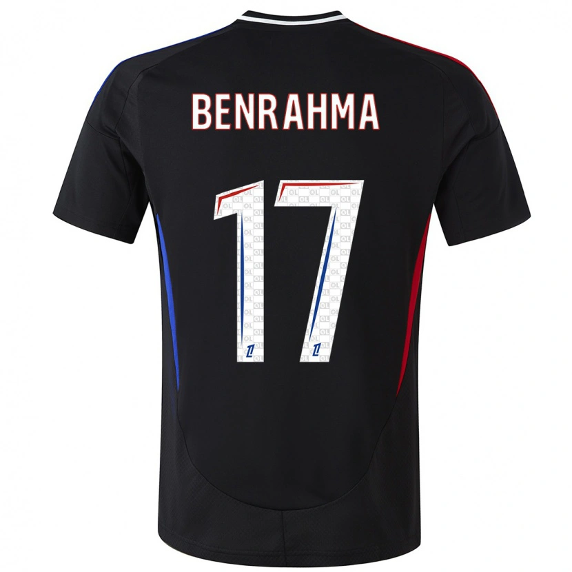 Danxenキッズサイード・ベンラーマ#17黒アウェイシャツ2024/25ジャージーユニフォーム