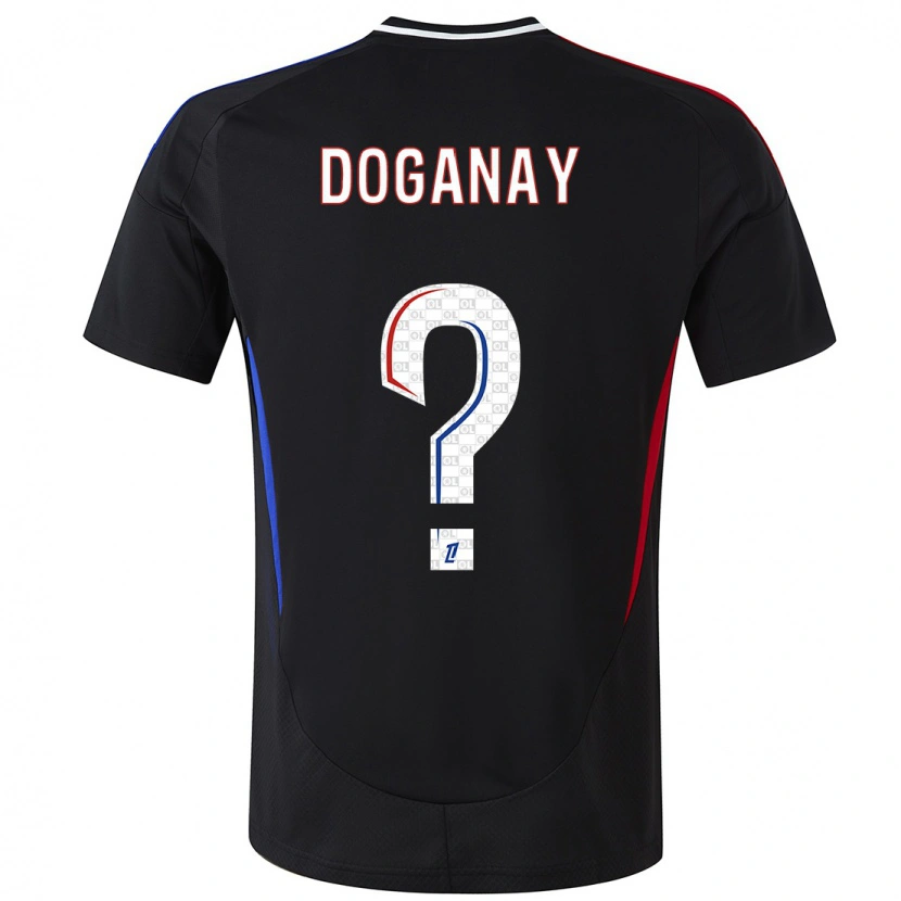 DanxenキッズKenan Doganay#0黒アウェイシャツ2024/25ジャージーユニフォーム