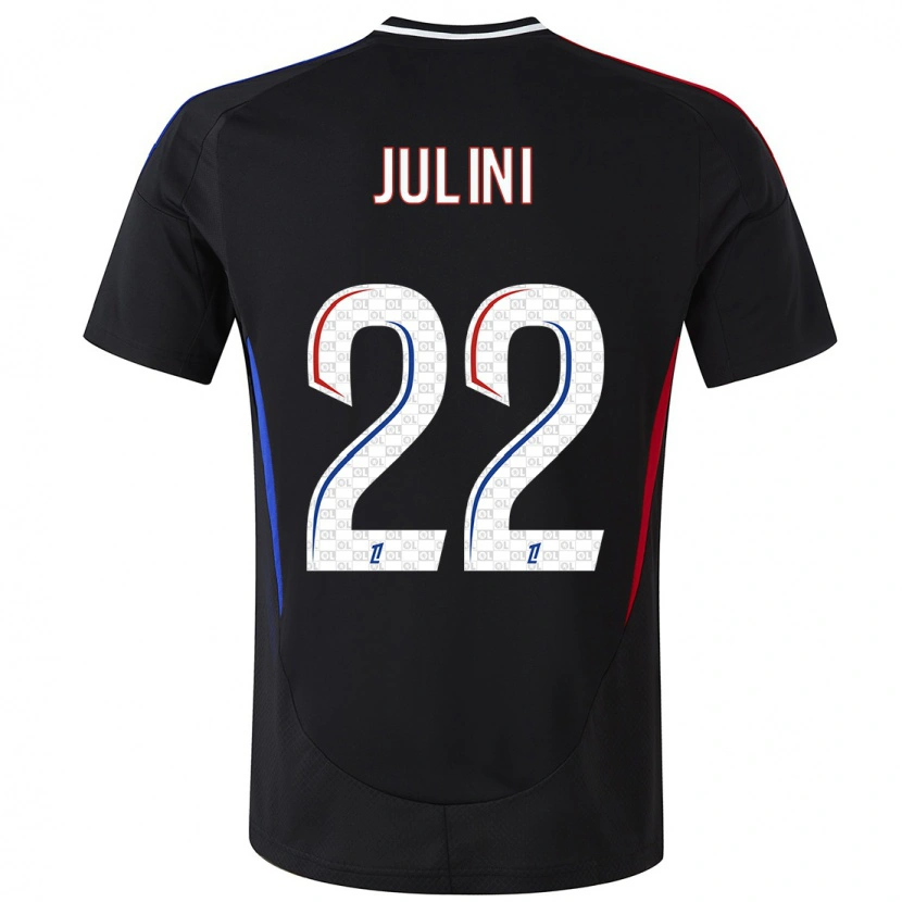 Danxenキッズサリー・ジュリーニ#22黒アウェイシャツ2024/25ジャージーユニフォーム