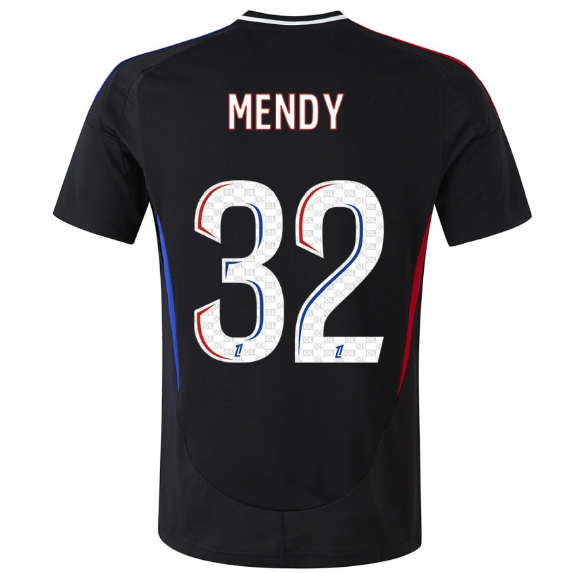 DanxenキッズMaeline Mendy#32黒アウェイシャツ2024/25ジャージーユニフォーム
