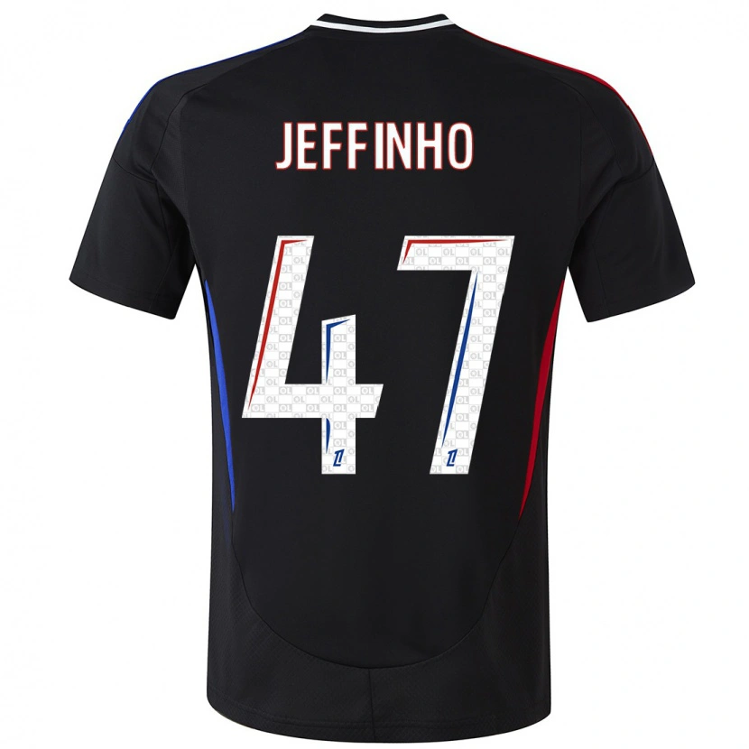 Danxenキッズジェフィーニョ#47黒アウェイシャツ2024/25ジャージーユニフォーム