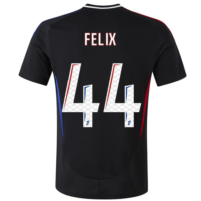 Danxenキッズマーリー・フェリックス#44黒アウェイシャツ2024/25ジャージーユニフォーム