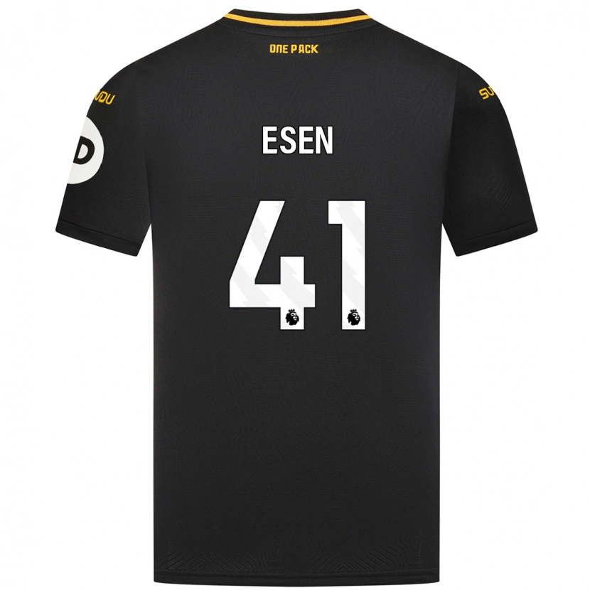 Danxenキッズジョシュ・イーセン#41黒アウェイシャツ2024/25ジャージーユニフォーム