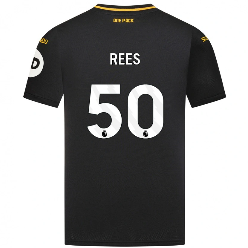 Danxenキッズメイソンリース#50黒アウェイシャツ2024/25ジャージーユニフォーム