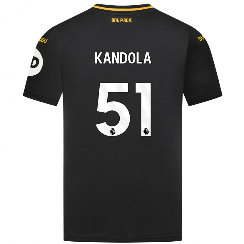 Danxenキッズカムカンドラ#51黒アウェイシャツ2024/25ジャージーユニフォーム
