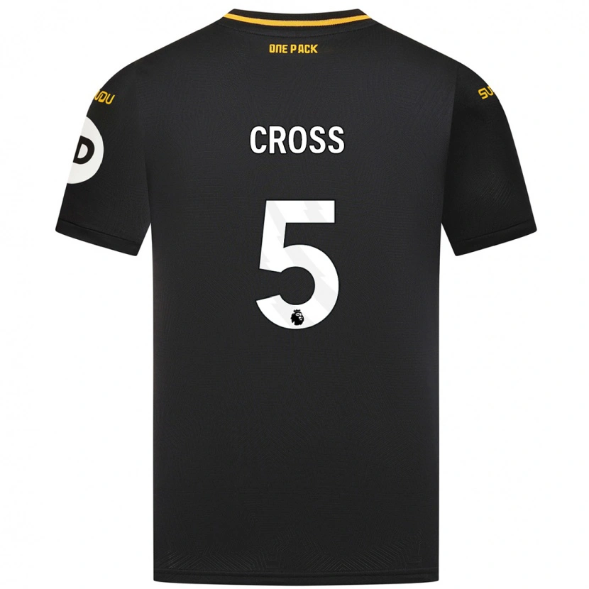 Danxenキッズエマクロス#5黒アウェイシャツ2024/25ジャージーユニフォーム