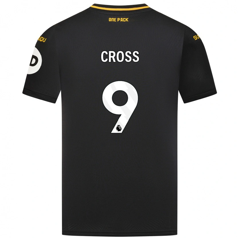 Danxenキッズジェイドクロス#9黒アウェイシャツ2024/25ジャージーユニフォーム
