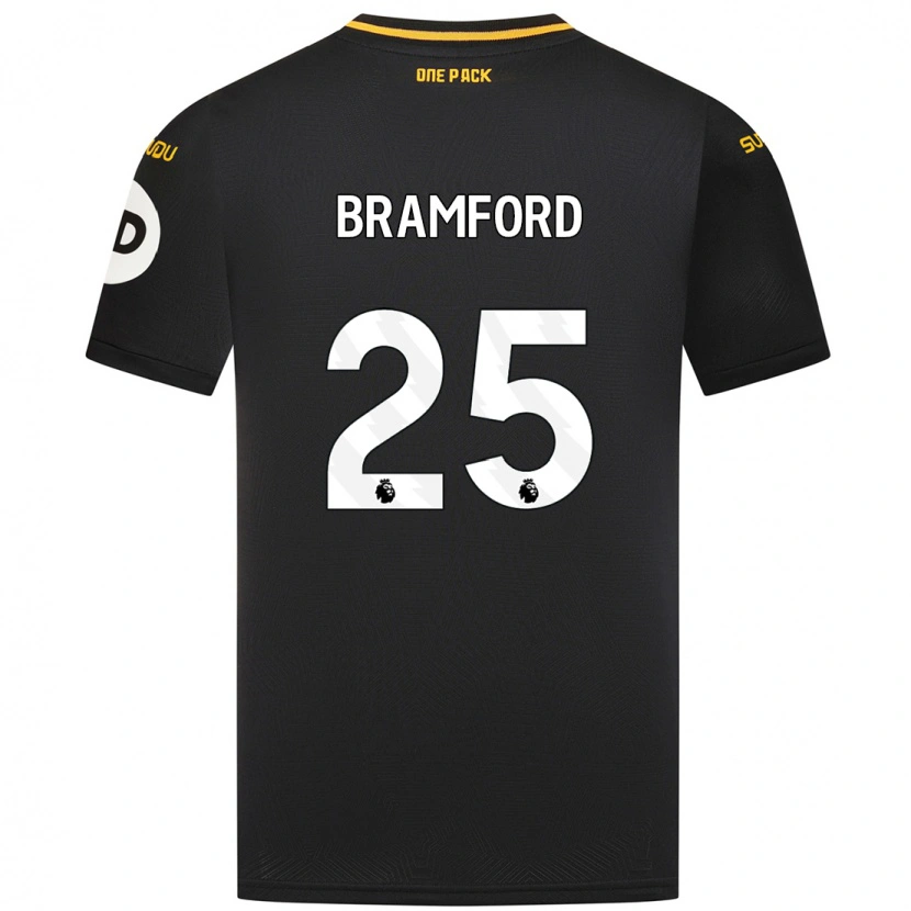 DanxenキッズSophie Bramford#25黒アウェイシャツ2024/25ジャージーユニフォーム