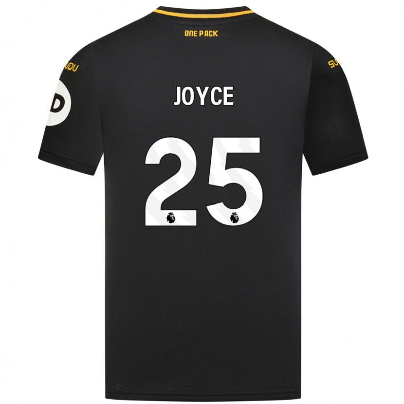Danxenキッズレオニージョイス#25黒アウェイシャツ2024/25ジャージーユニフォーム