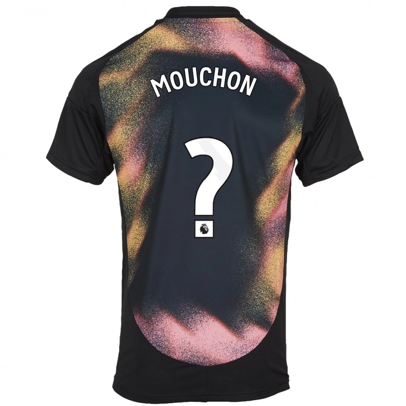 DanxenキッズNoémie Mouchon#0黒 白アウェイシャツ2024/25ジャージーユニフォーム