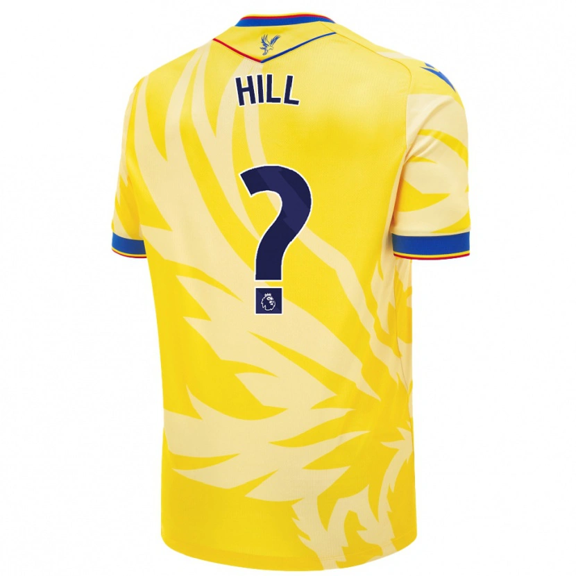 DanxenキッズMarcus Hill#0黄アウェイシャツ2024/25ジャージーユニフォーム