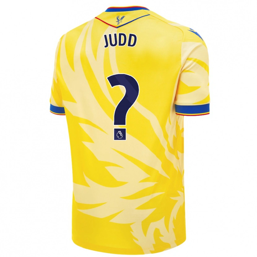 DanxenキッズJasper Judd#0黄アウェイシャツ2024/25ジャージーユニフォーム
