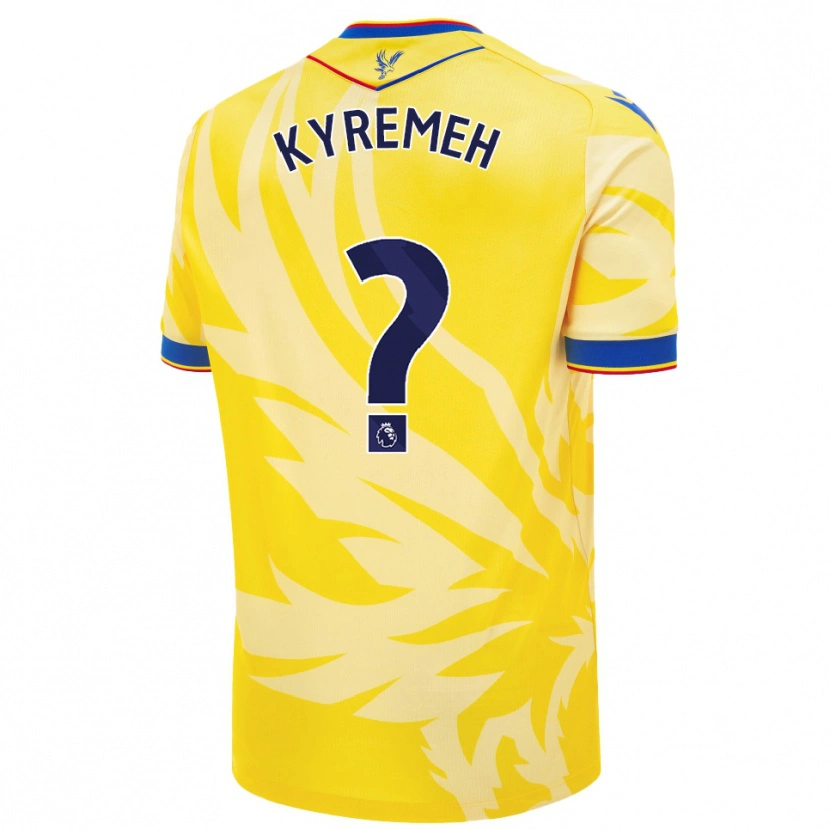 DanxenキッズJerome Kyremeh#0黄アウェイシャツ2024/25ジャージーユニフォーム