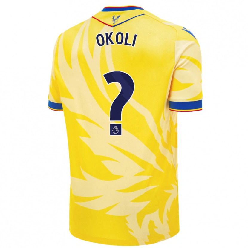 DanxenキッズChuks Okoli#0黄アウェイシャツ2024/25ジャージーユニフォーム