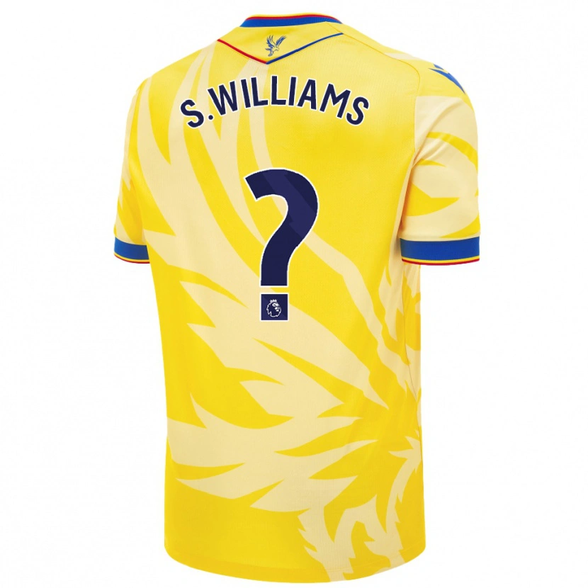 DanxenキッズSeb Williams#0黄アウェイシャツ2024/25ジャージーユニフォーム