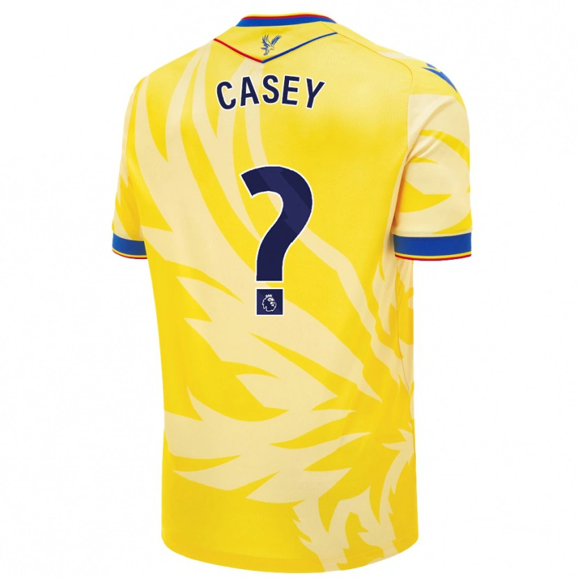 DanxenキッズBenjamin Casey#0黄アウェイシャツ2024/25ジャージーユニフォーム