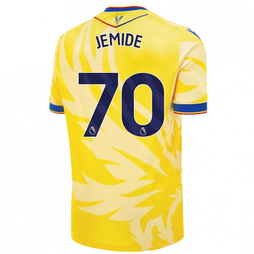 DanxenキッズMofe Jemide#70黄アウェイシャツ2024/25ジャージーユニフォーム