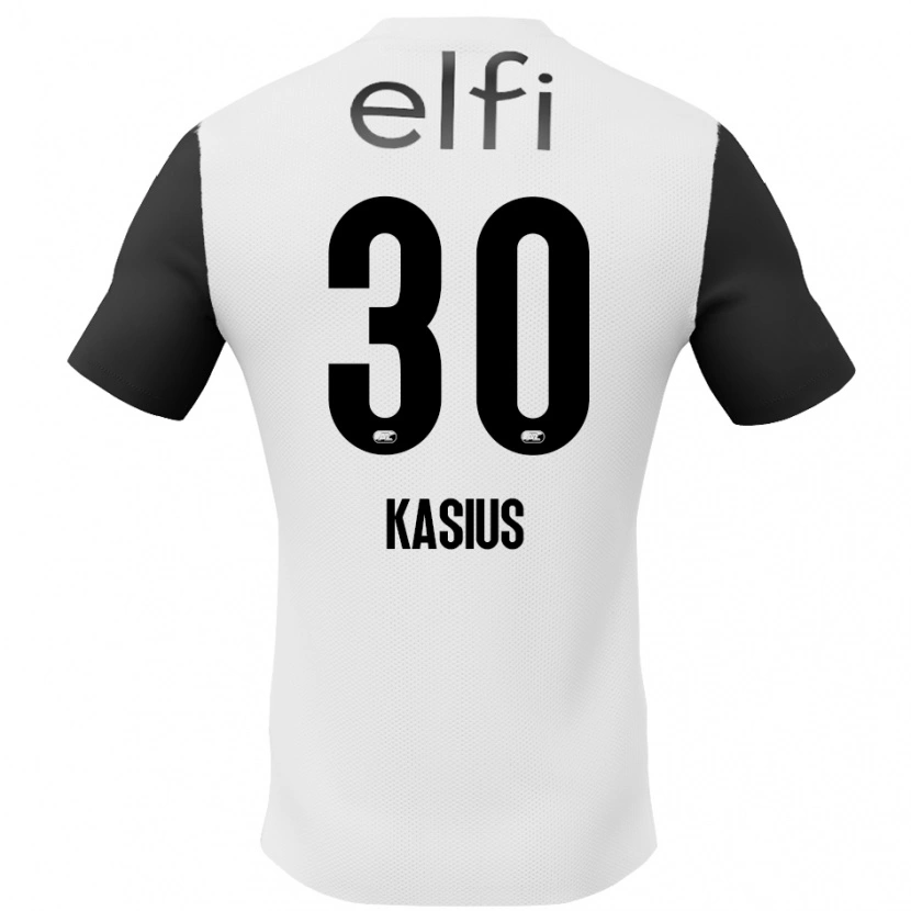 Danxenキッズデンソ・カシウス#30白 黒アウェイシャツ2024/25ジャージーユニフォーム