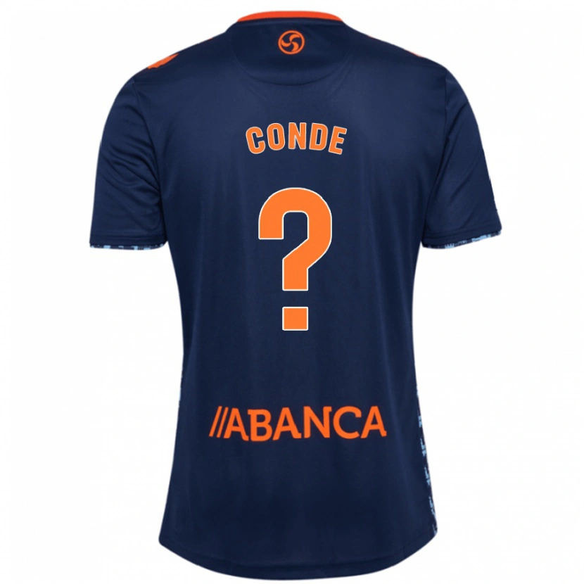 DanxenキッズMiguel Conde#0ネイビーブルーアウェイシャツ2024/25ジャージーユニフォーム