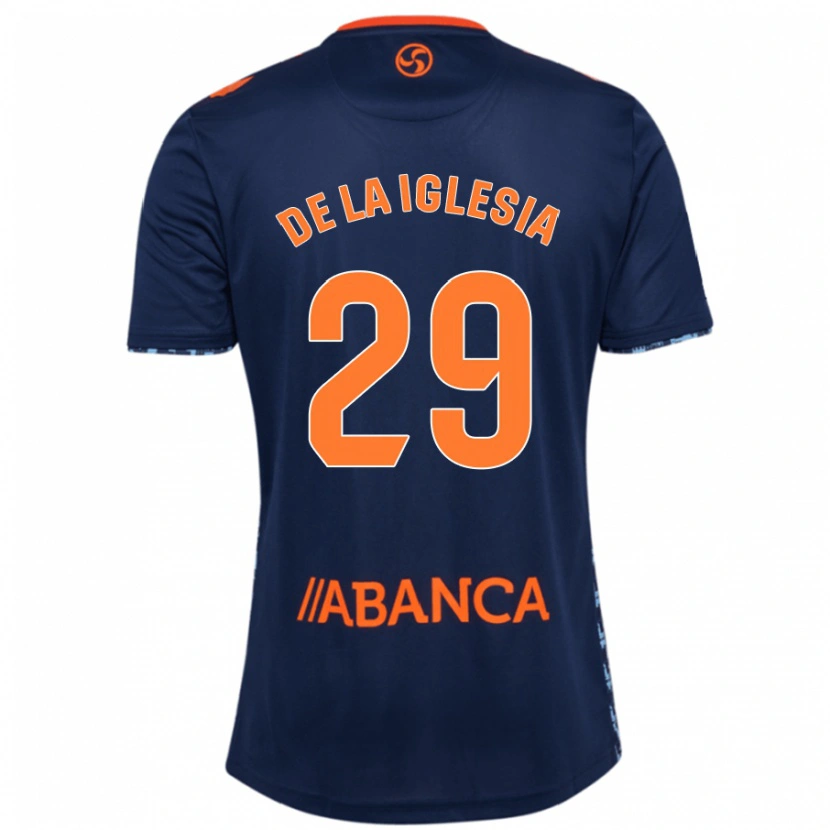 DanxenキッズDavid De La Iglesia#29ネイビーブルーアウェイシャツ2024/25ジャージーユニフォーム