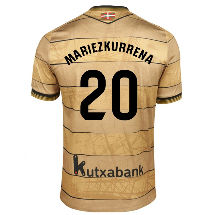 Danxenキッズアルカイツ・マリーズクルス#20ブラウンアウェイシャツ2024/25ジャージーユニフォーム