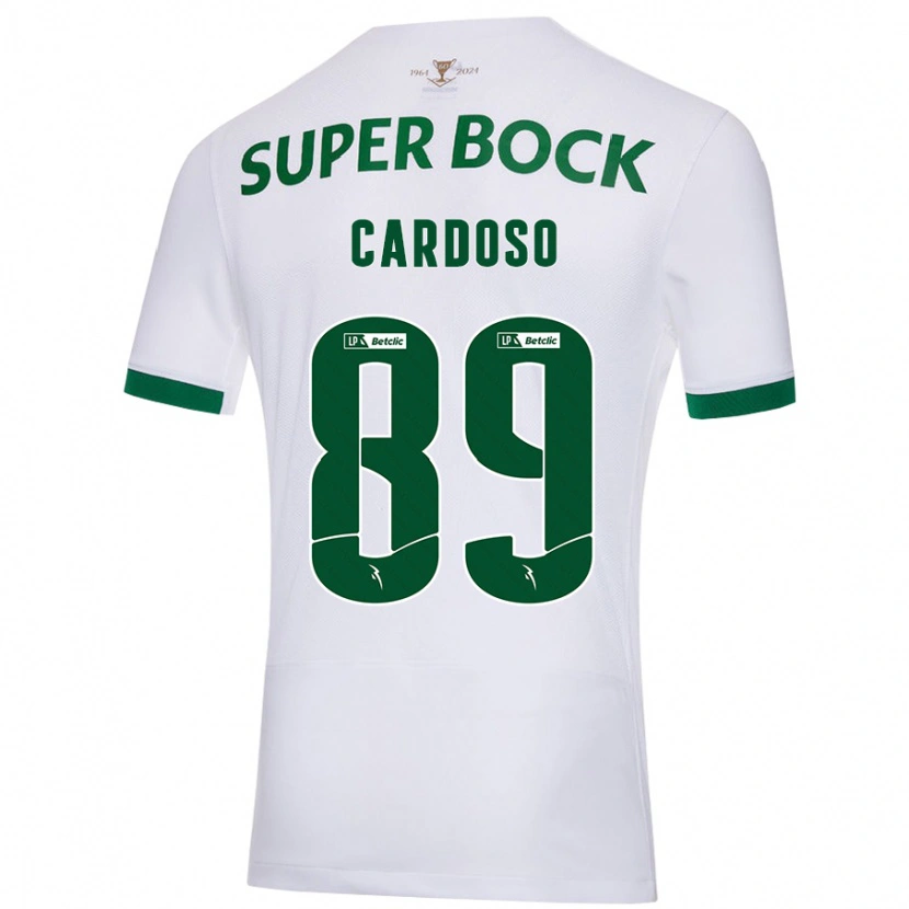 Danxenキッズニウトン・フェルナンデス#89白緑アウェイシャツ2024/25ジャージーユニフォーム