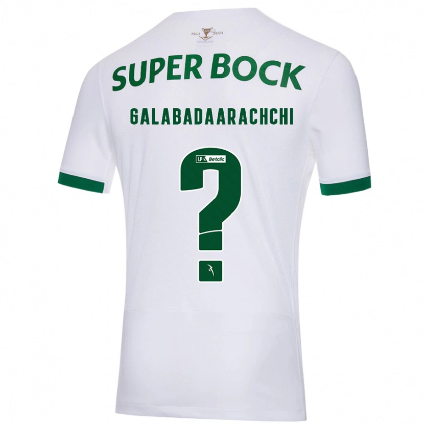 DanxenキッズJacynta Galabadaarachchi#0白緑アウェイシャツ2024/25ジャージーユニフォーム