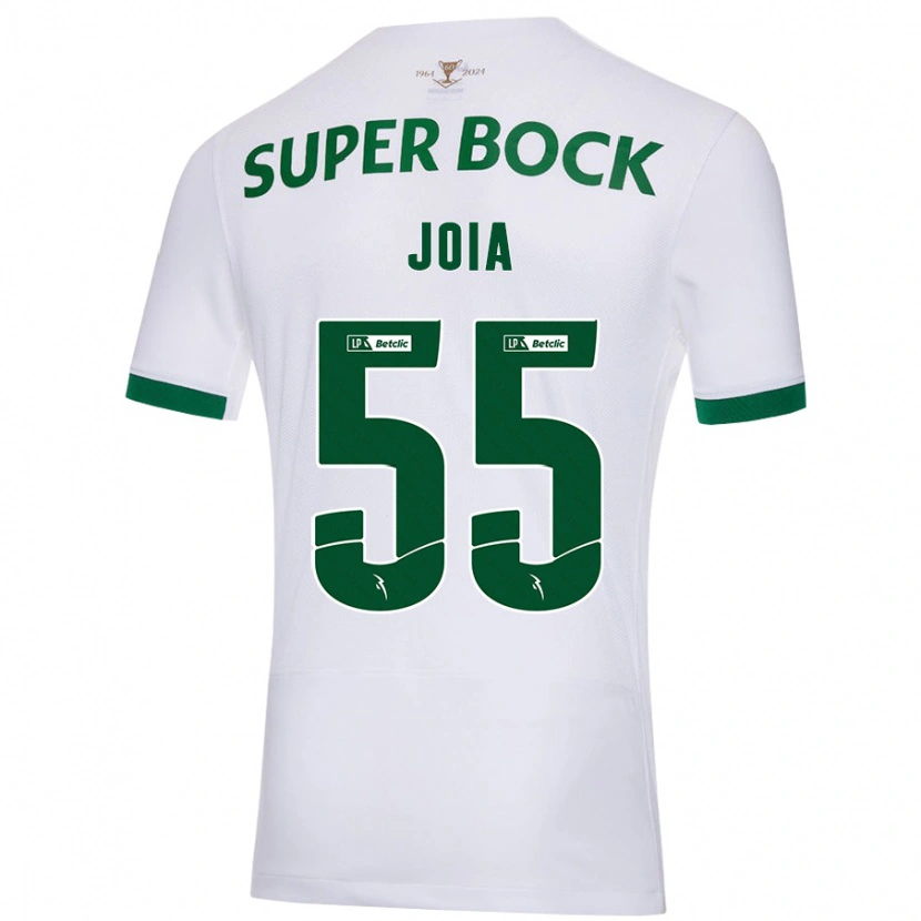 DanxenキッズCarolina Joia#55白緑アウェイシャツ2024/25ジャージーユニフォーム
