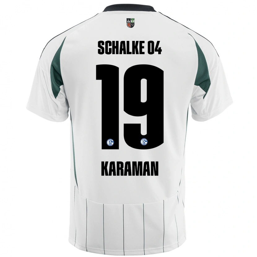 Danxenキッズケナン・カラマン#19白緑アウェイシャツ2024/25ジャージーユニフォーム
