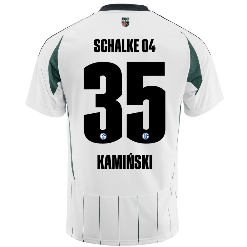 Danxenキッズマルチン・カミンスキ#35白緑アウェイシャツ2024/25ジャージーユニフォーム