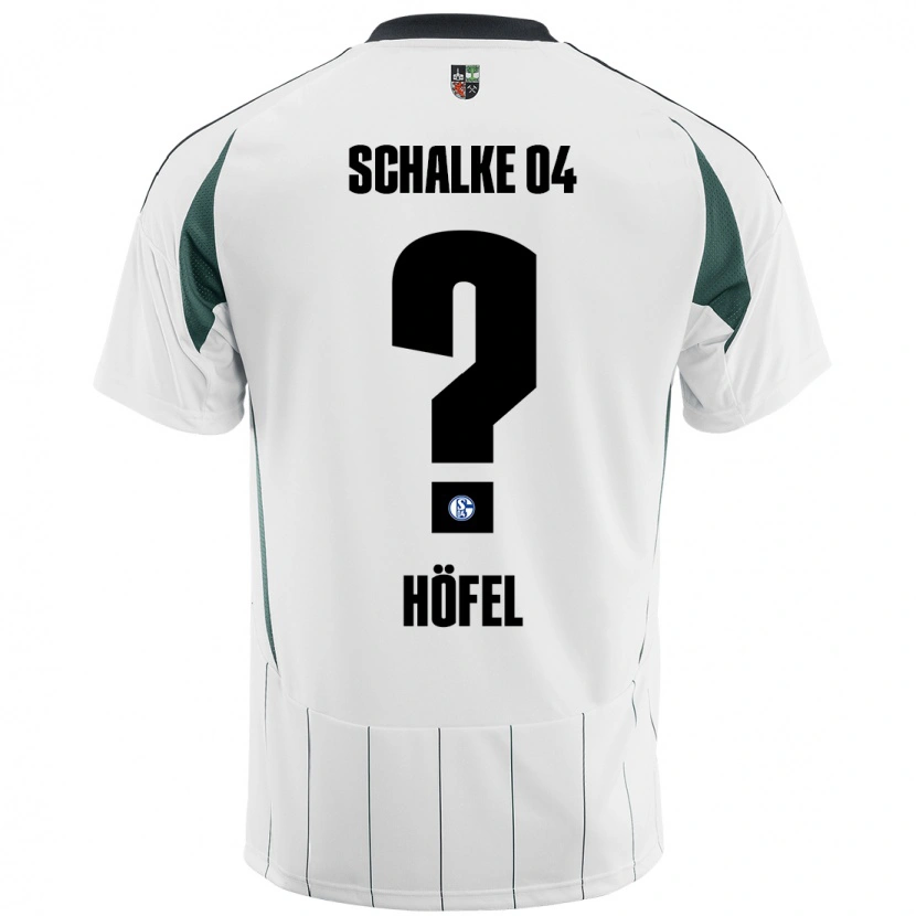 DanxenキッズLuca Höfel#0白緑アウェイシャツ2024/25ジャージーユニフォーム