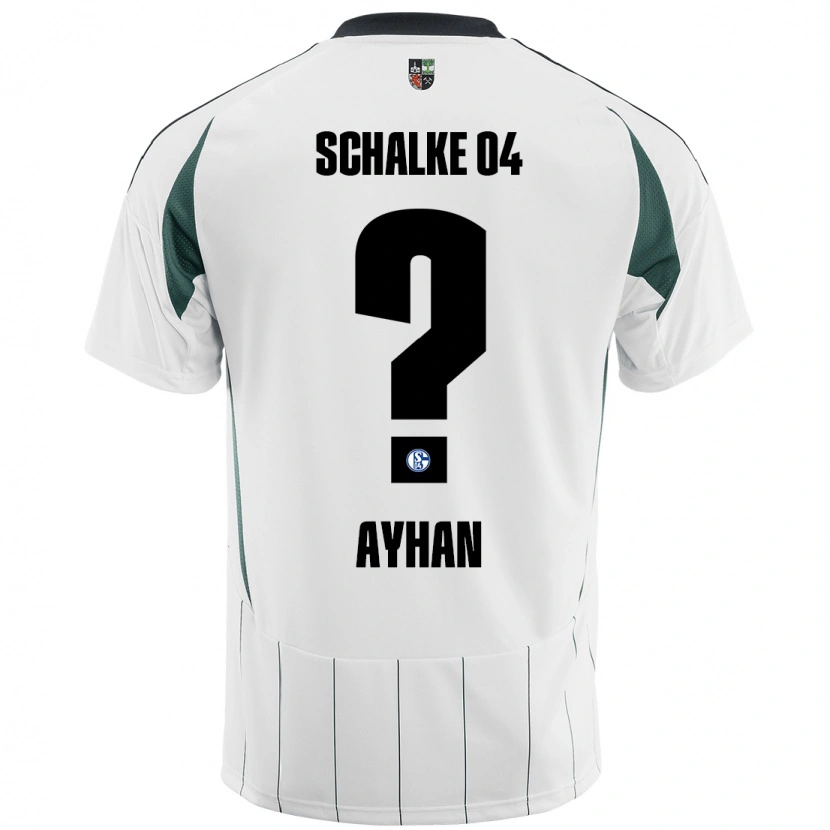 DanxenキッズMertcan Ayhan#0白緑アウェイシャツ2024/25ジャージーユニフォーム