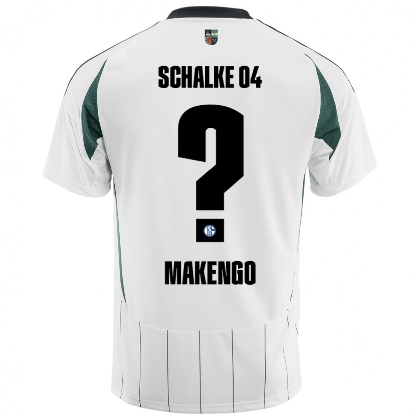 Danxenキッズリチャード・マケンゴ#0白緑アウェイシャツ2024/25ジャージーユニフォーム