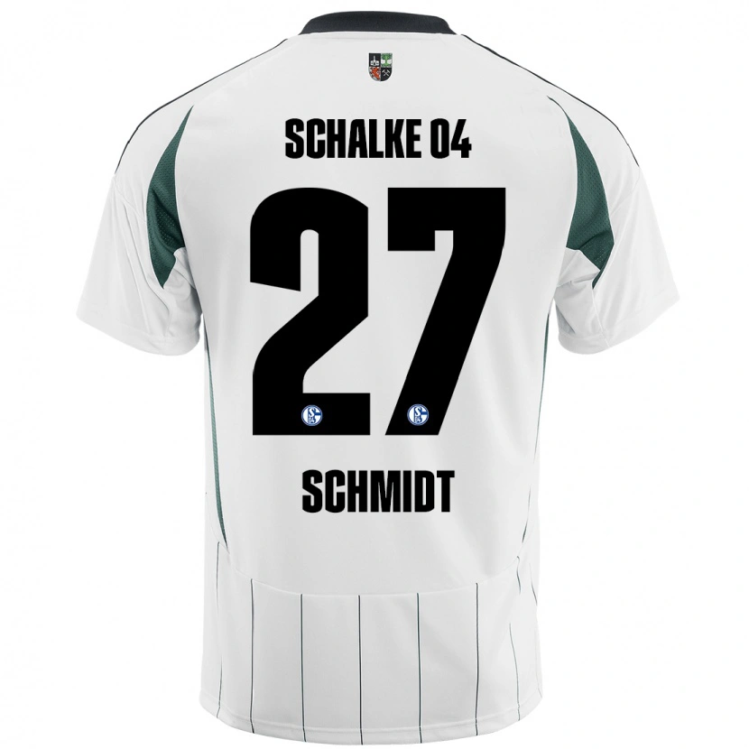 DanxenキッズTim Schmidt#27白緑アウェイシャツ2024/25ジャージーユニフォーム