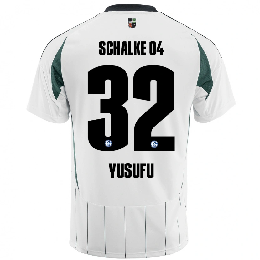 DanxenキッズFaaris Yusufu#32白緑アウェイシャツ2024/25ジャージーユニフォーム