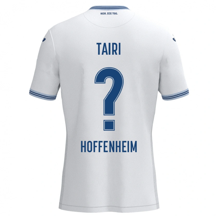 DanxenキッズZidan Tairi#0ホワイト ブルーアウェイシャツ2024/25ジャージーユニフォーム