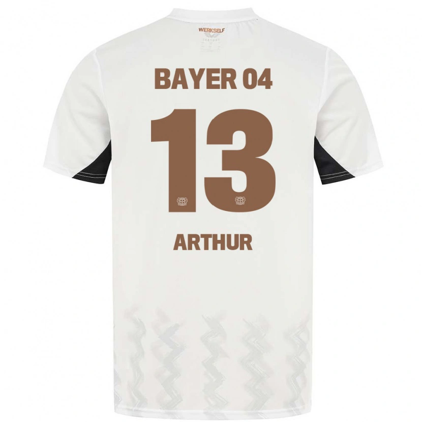 Danxenキッズアーサー#13白 黒アウェイシャツ2024/25ジャージーユニフォーム