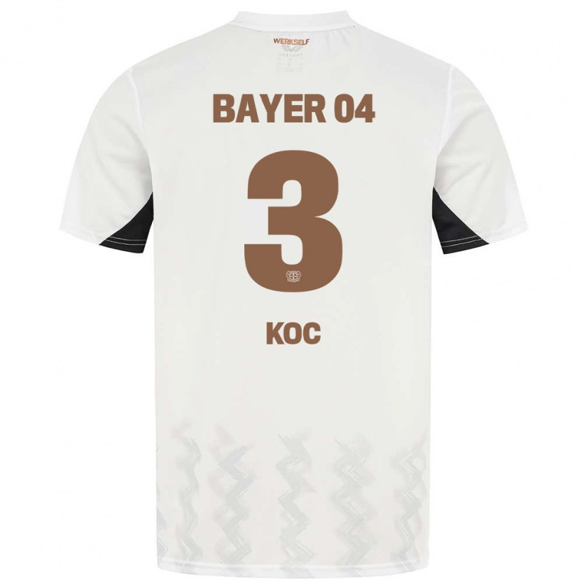 DanxenキッズHalil Koc#3白 黒アウェイシャツ2024/25ジャージーユニフォーム