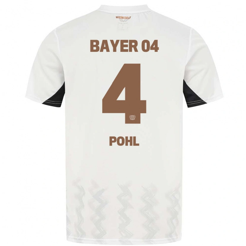 Danxenキッズフェルディナンド・ポール#4白 黒アウェイシャツ2024/25ジャージーユニフォーム