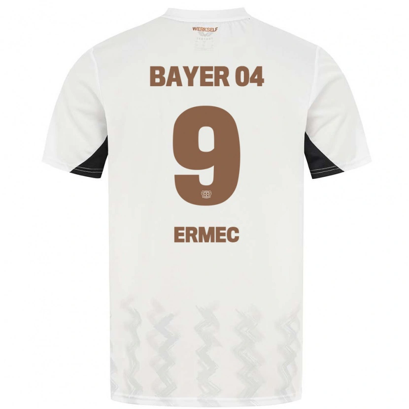 DanxenキッズBerkan Ermec#9白 黒アウェイシャツ2024/25ジャージーユニフォーム
