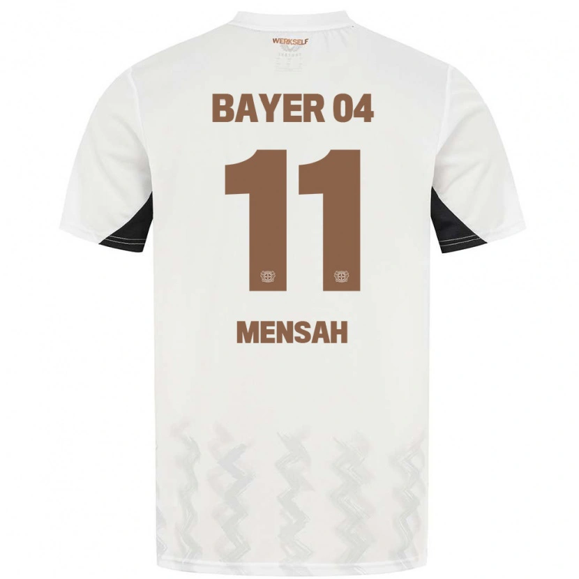 DanxenキッズJeremiah Mensah#11白 黒アウェイシャツ2024/25ジャージーユニフォーム