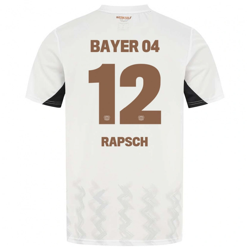 DanxenキッズSimeon Rapsch#12白 黒アウェイシャツ2024/25ジャージーユニフォーム